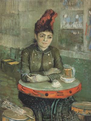 Vincent Van Gogh Agostina Segatori Sitting in the Cafe du Tamborin (nn04) France oil painting art
